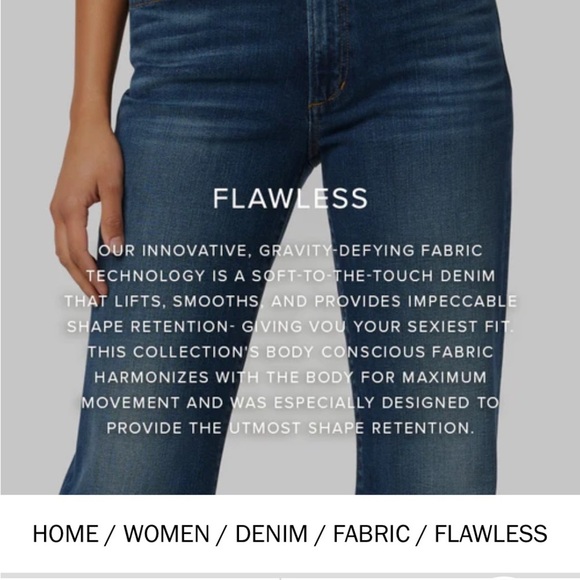 Joe’s Flawless Fabric The Provocateur Petite Bootcut Medium/Dark Wash Denim. - Picture 4 of 16